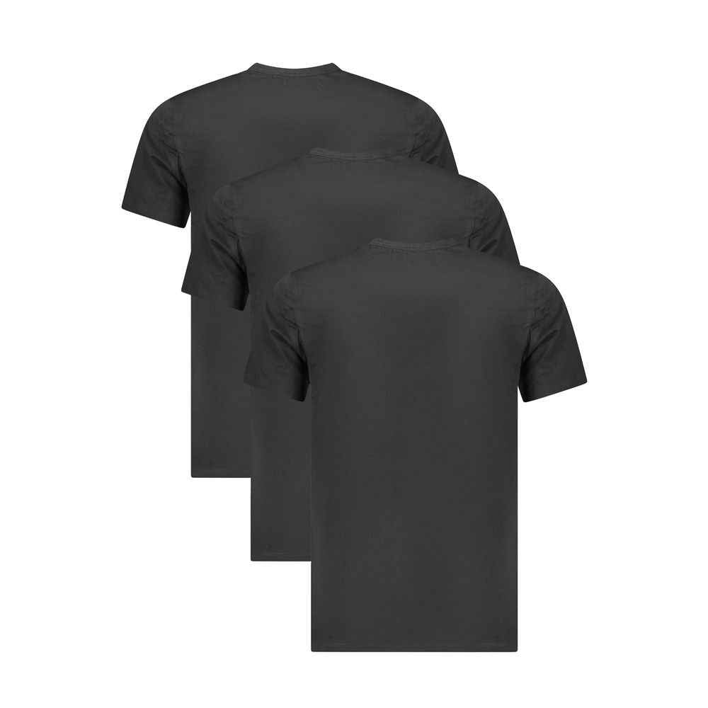 Calvin Klein Black Cotton Men T-Shirt