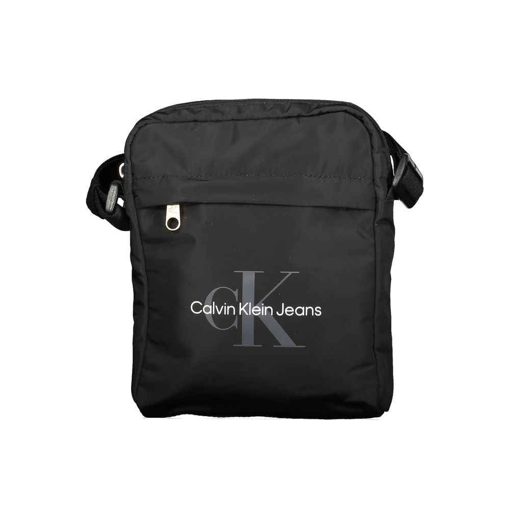 Calvin Klein Black Polyester Men Shoulder Bag