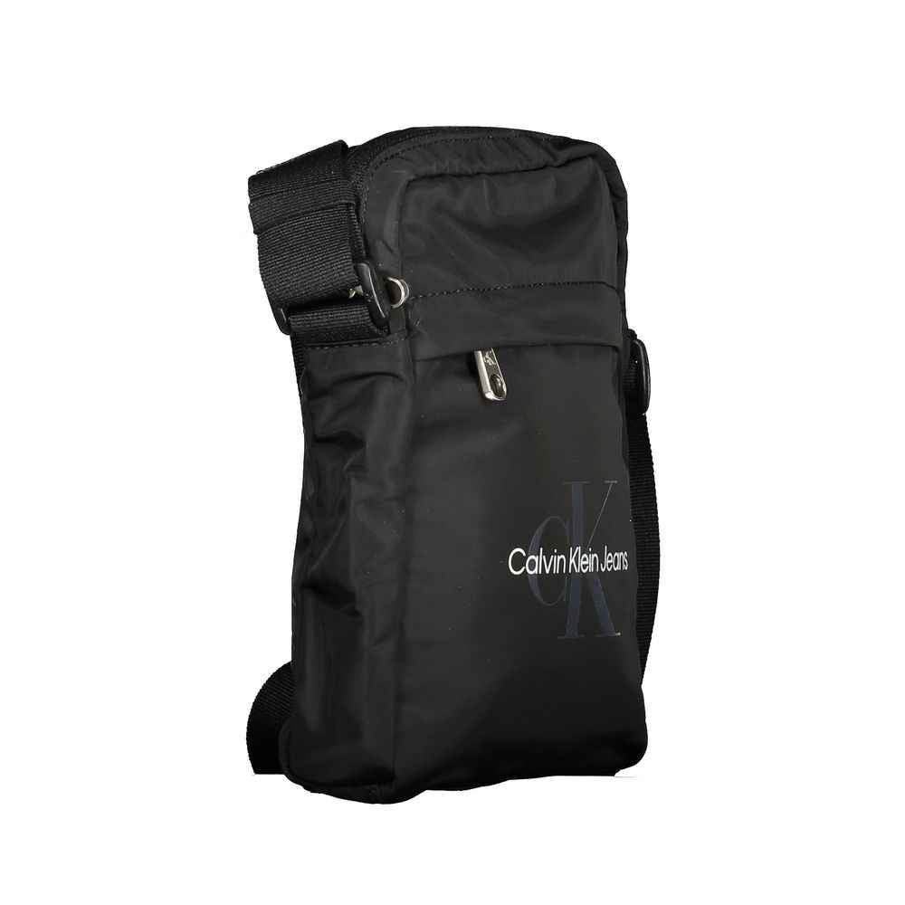 Calvin Klein Black Polyester Men Shoulder Bag