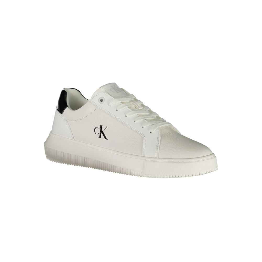 Calvin Klein White Leather Men Sneaker