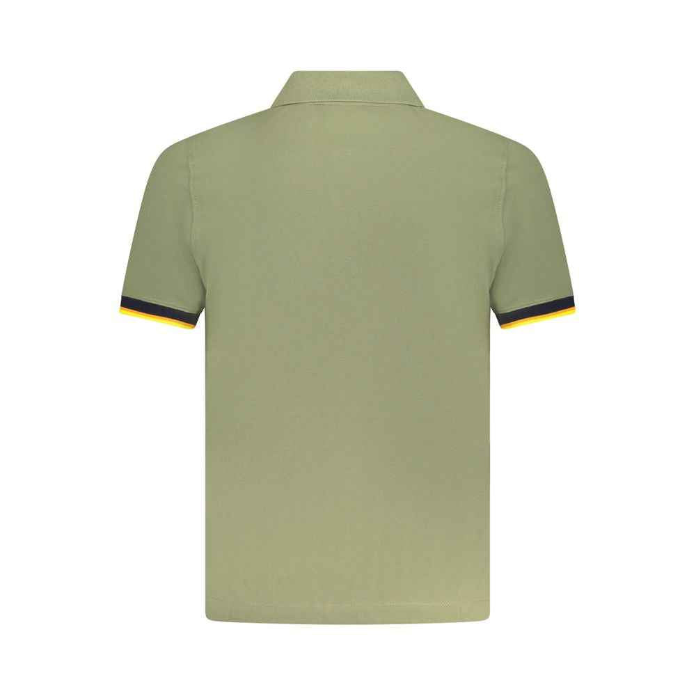 K-WAY Green Cotton Polo Shirt