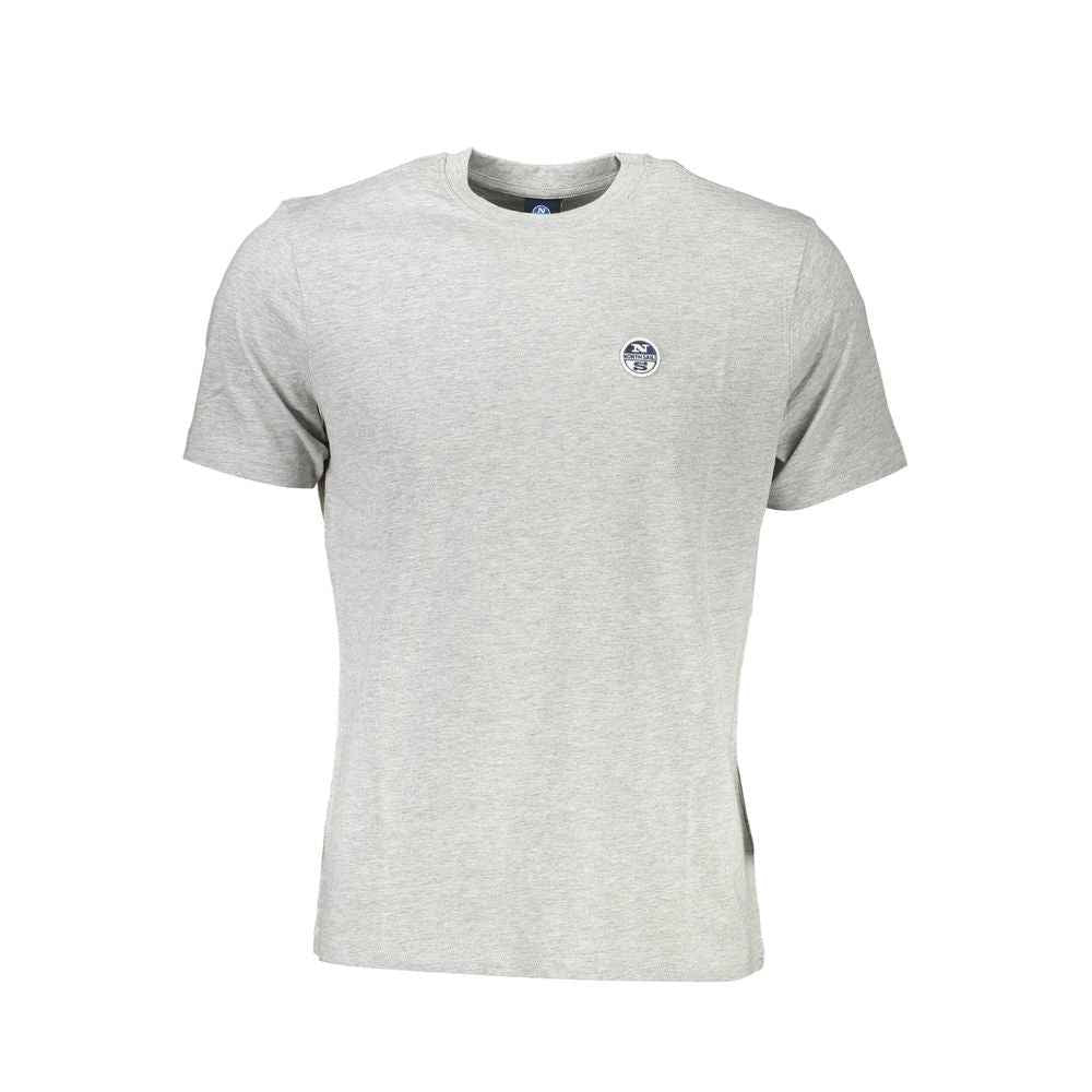 North Sails Brown Cotton Men T-Shirt