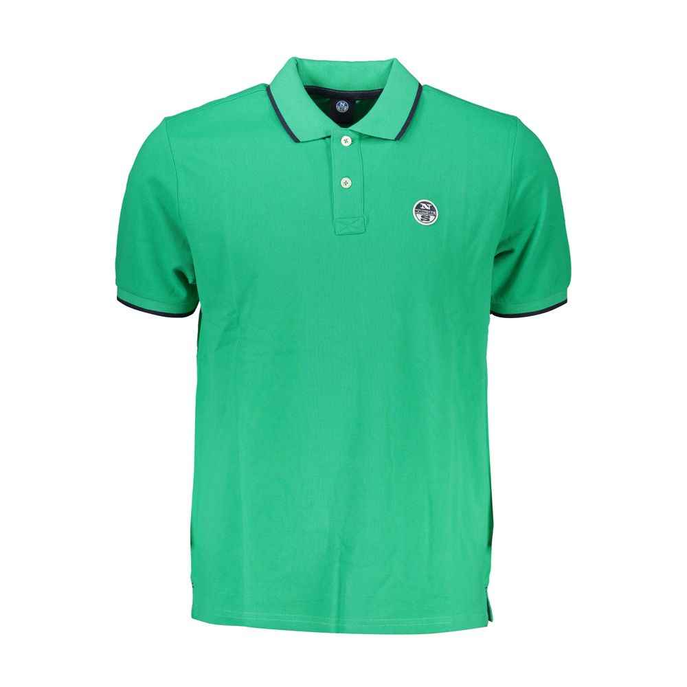 North Sails Green Cotton Polo Shirt