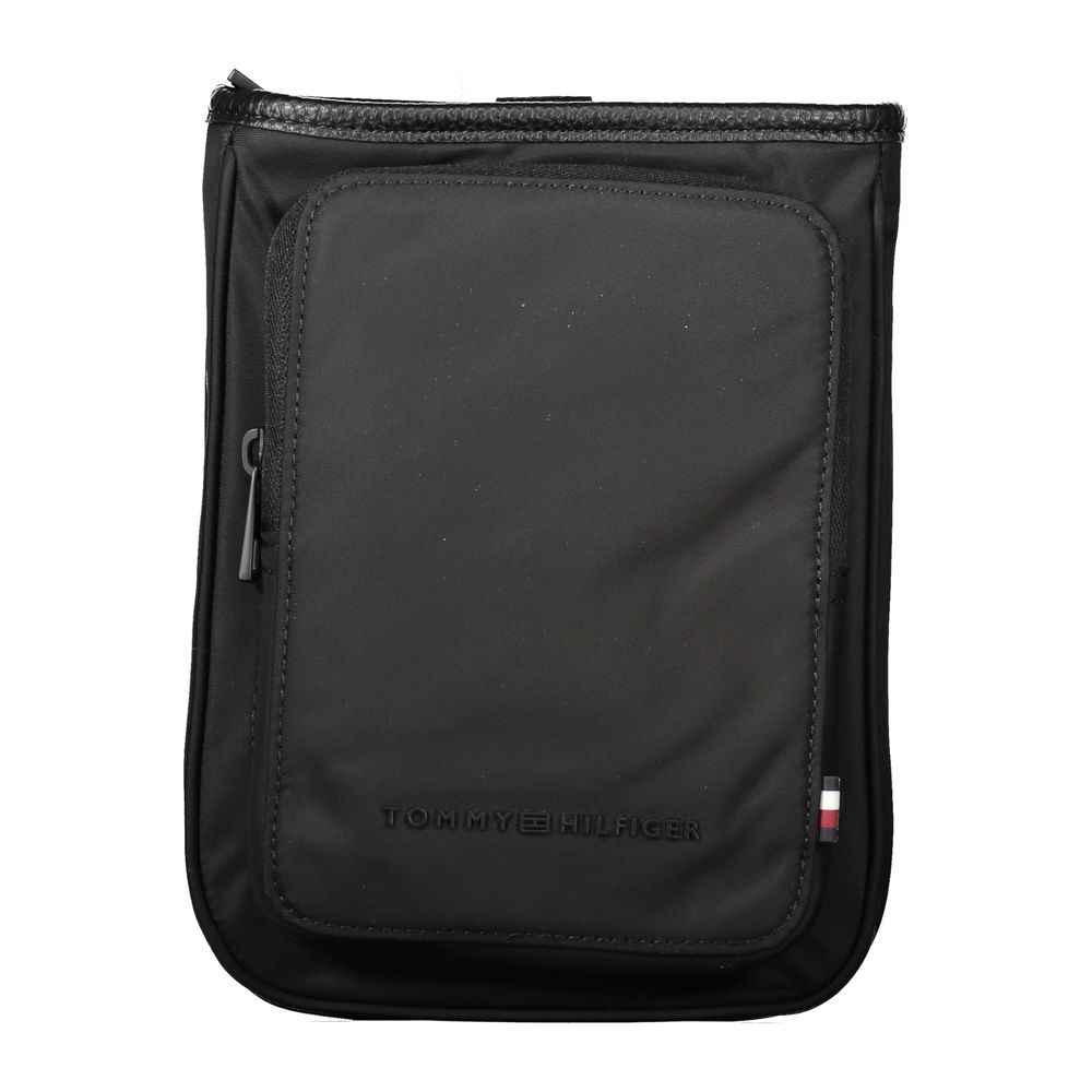 Tommy Hilfiger Black Polyester Men Shoulder Bag