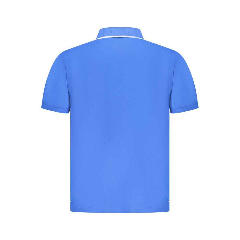 North Sails Blue Cotton Men Polo Shirt