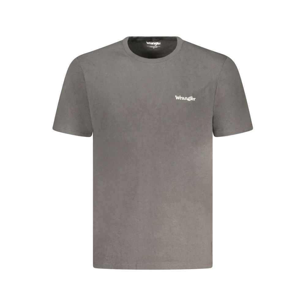 Wrangler Black Cotton T-Shirt