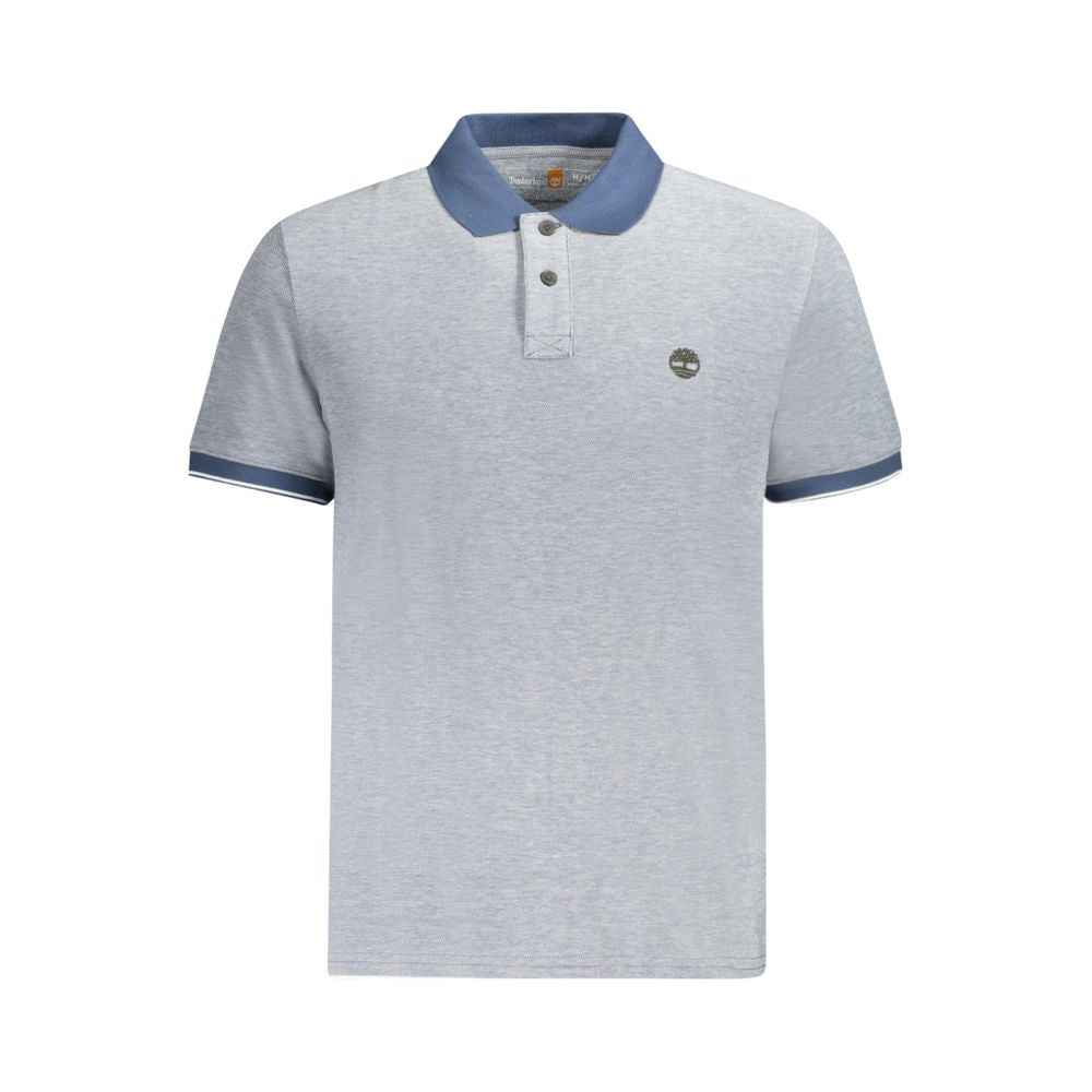 Timberland Blue Cotton Polo Shirt