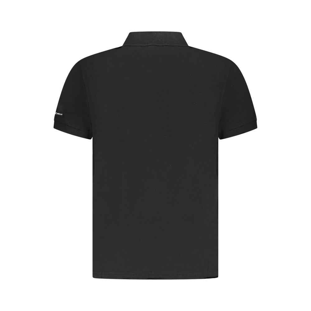 Trussardi Black Cotton Men Polo Shirt