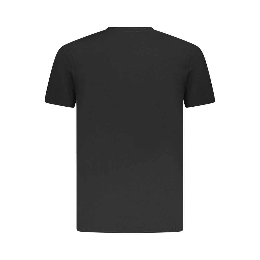 Cavalli Class Black Cotton Men T-Shirt