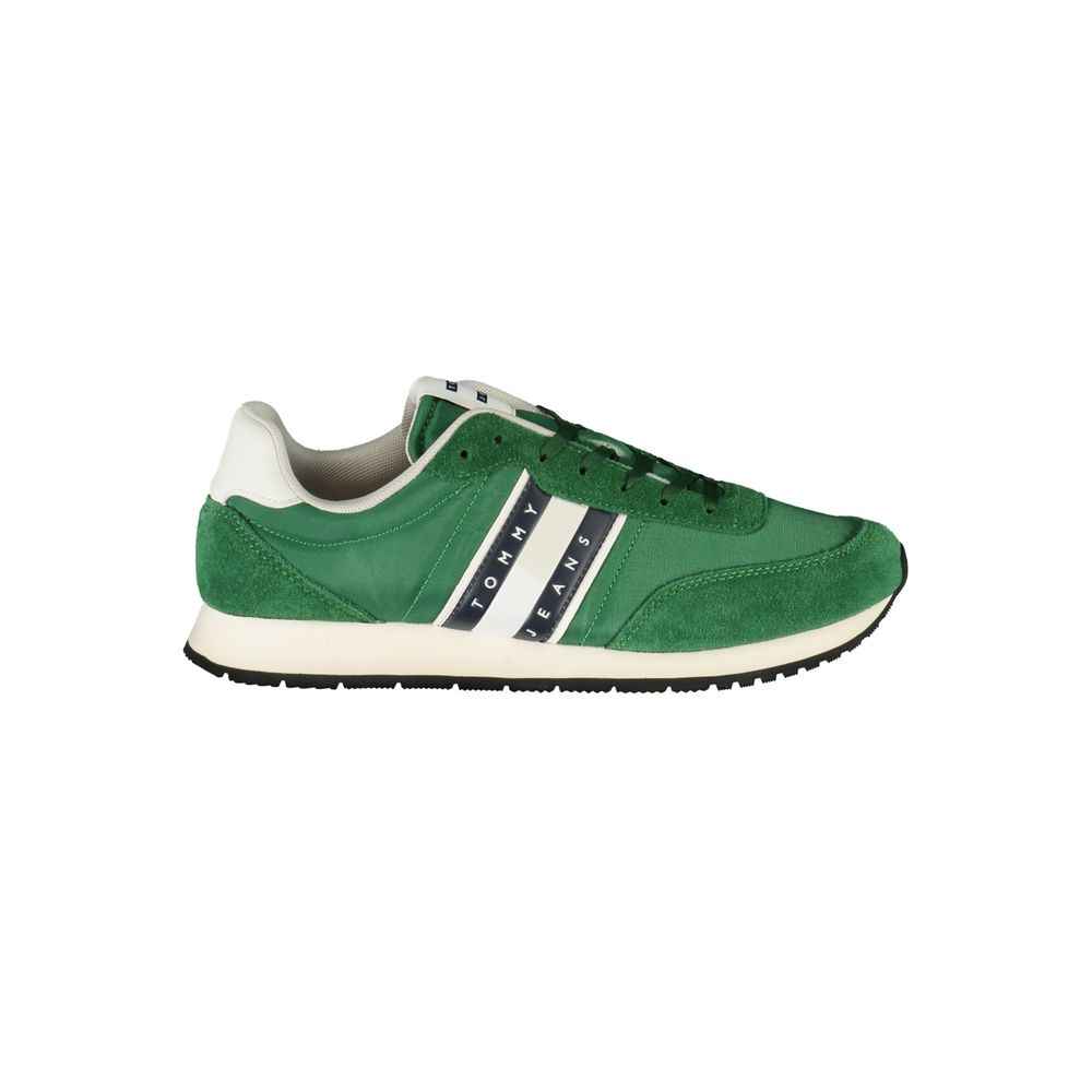 Tommy Hilfiger Green Polyester Men Sneaker