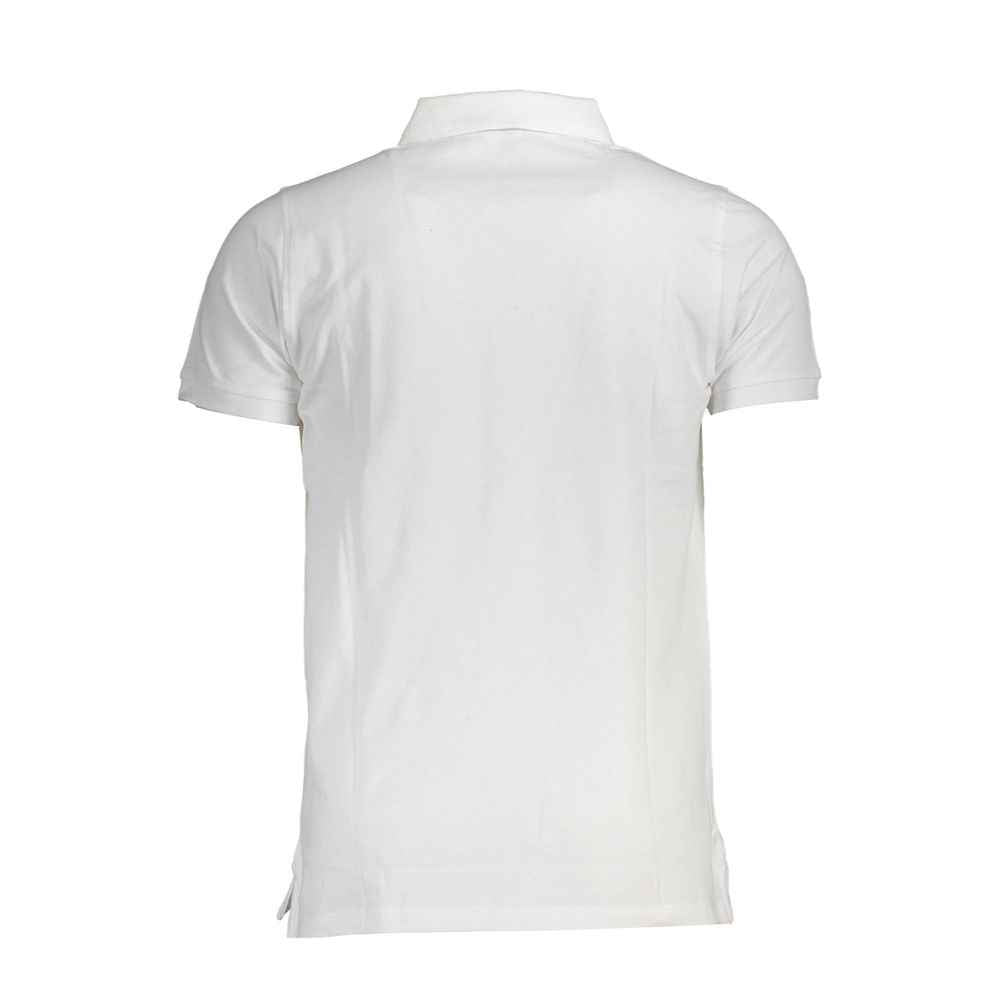 Norway 1963 White Cotton Men Polo Shirt