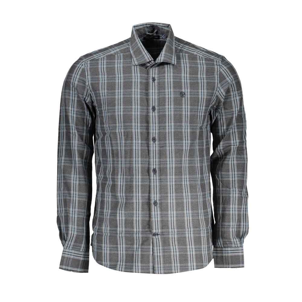 North Sails Brown Cotton Men Shirt