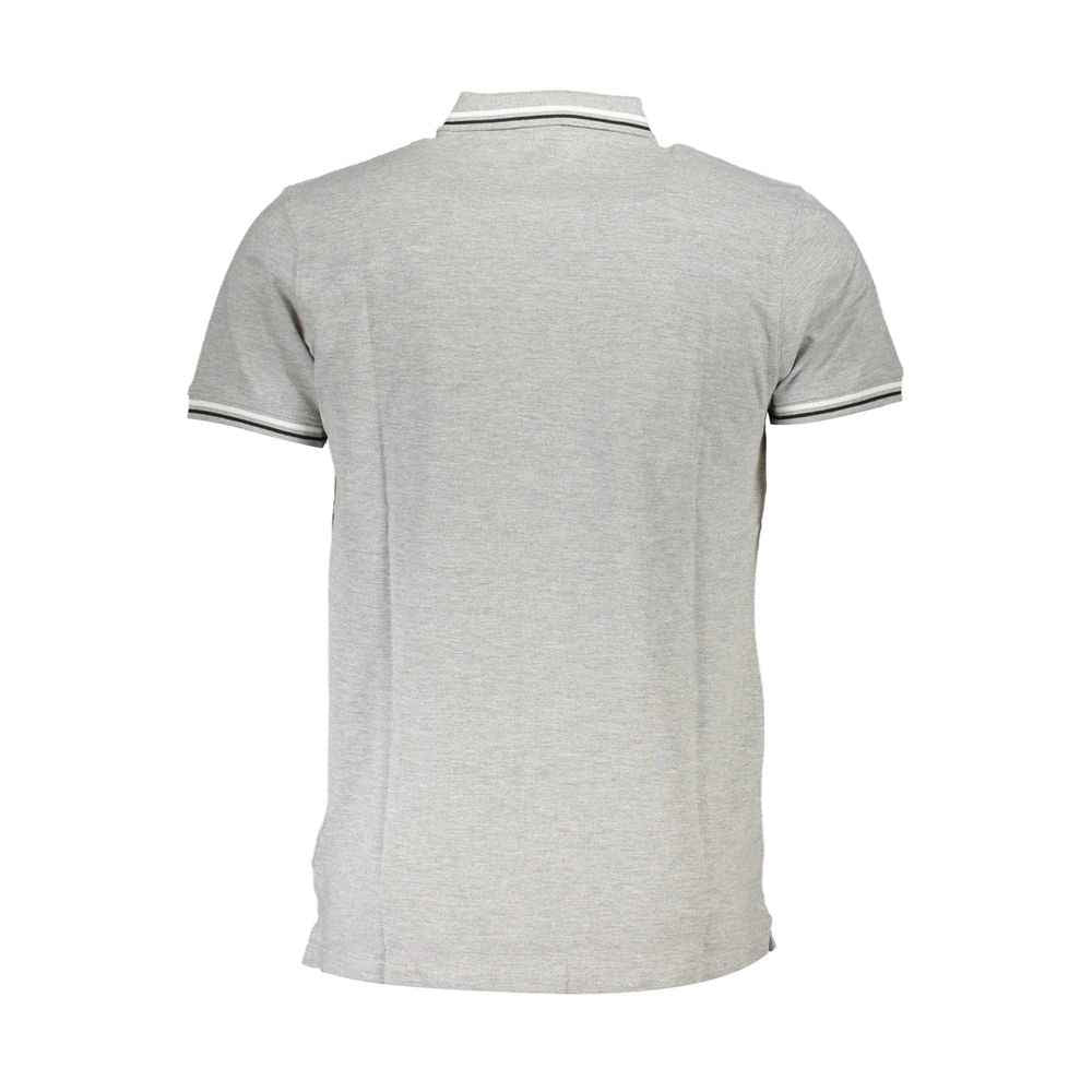 Cavalli Class Brown Cotton Men Polo Shirt