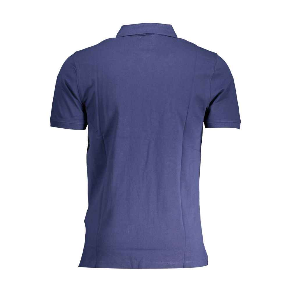 Levi's Blue Cotton Men Polo Shirt
