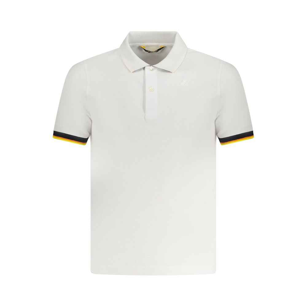K-WAY White Cotton Polo Shirt