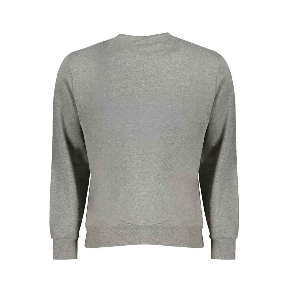 North Sails Gray Cotton Men Sweater