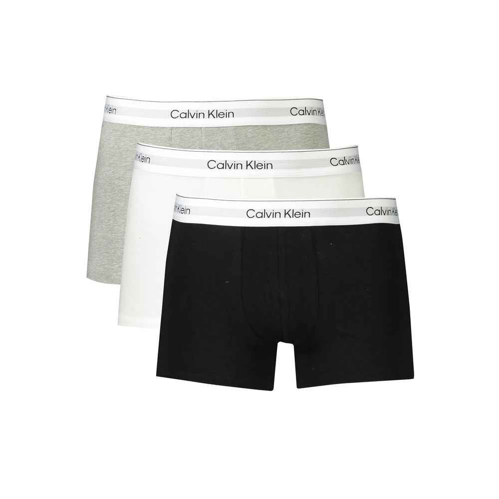 Calvin Klein Brown Cotton Men Boxer