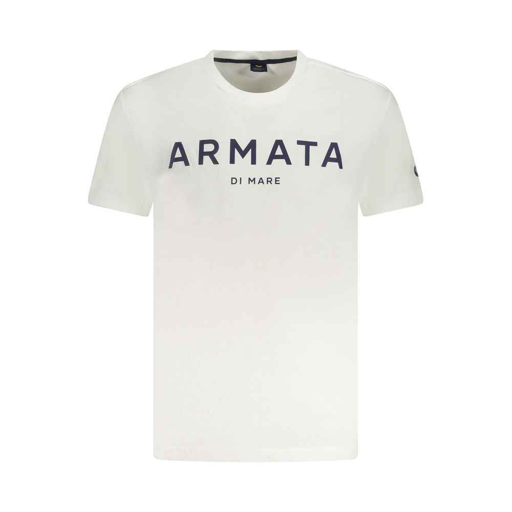 Armata Di Mare White Cotton Men T-Shirt