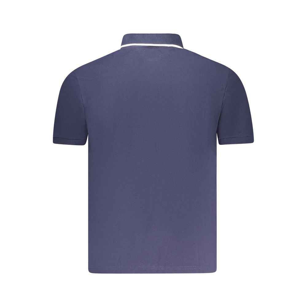 North Sails Blue Cotton Men Polo Shirt