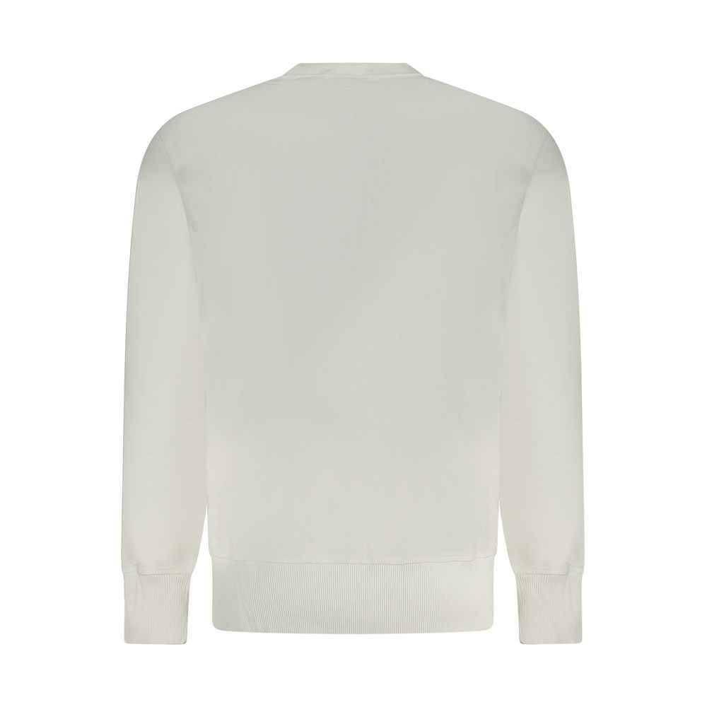 Calvin Klein White Cotton Men Sweater