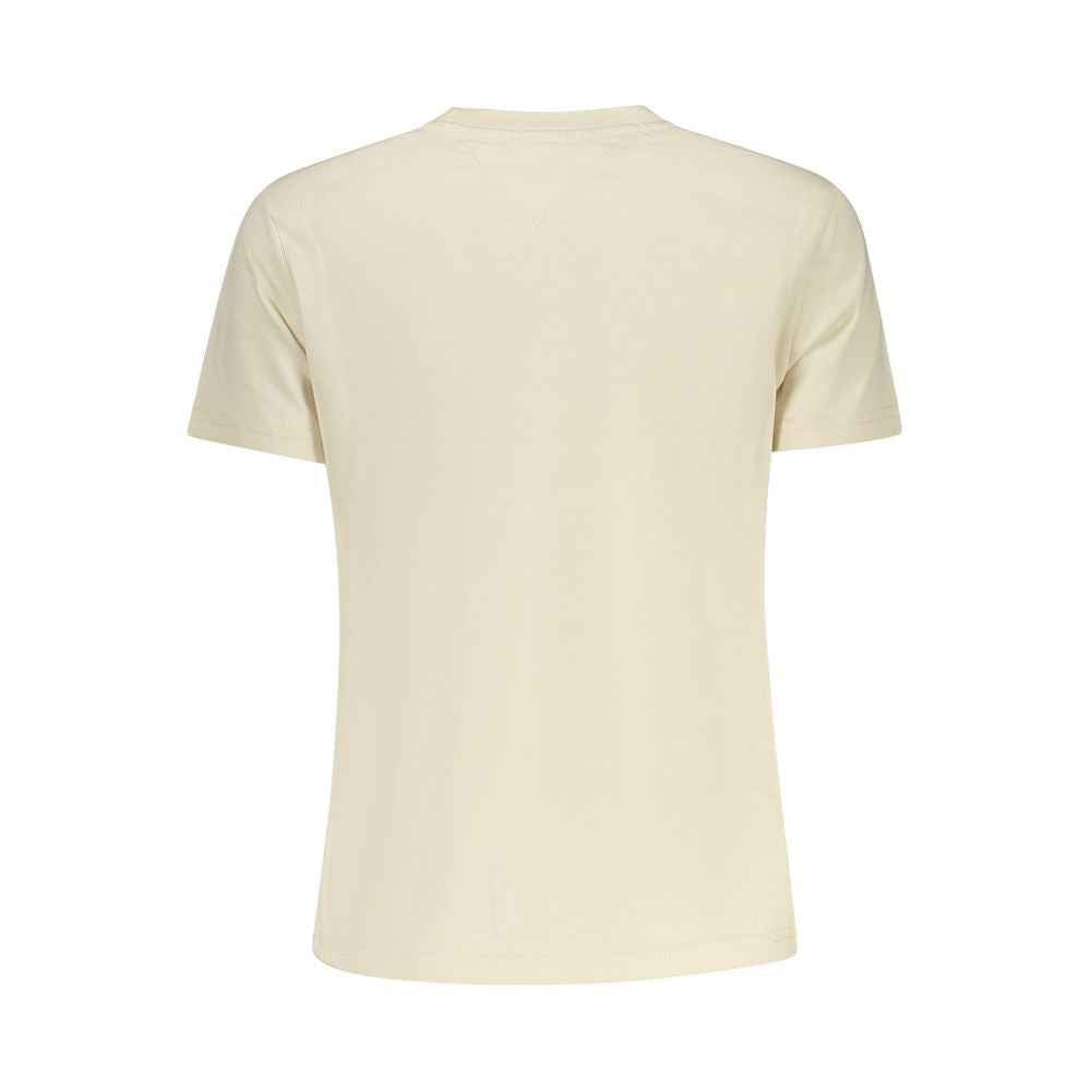 Tommy Hilfiger Beige Cotton Women T-Shirt