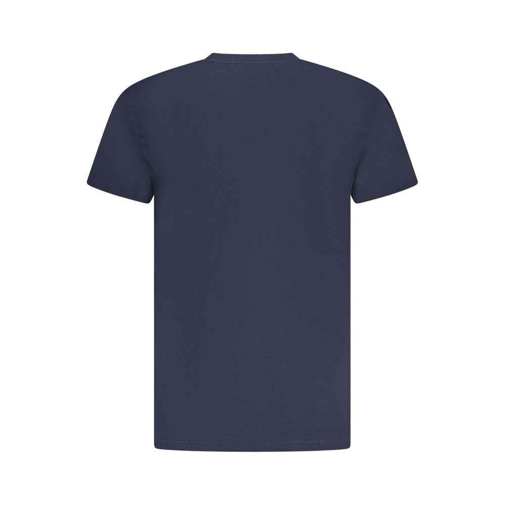 Tommy Hilfiger Blue Cotton Men T-Shirt