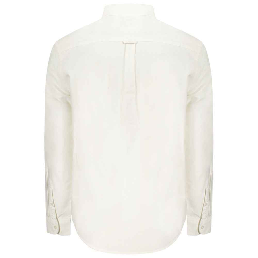 Tommy Hilfiger White Cotton Men Shirt