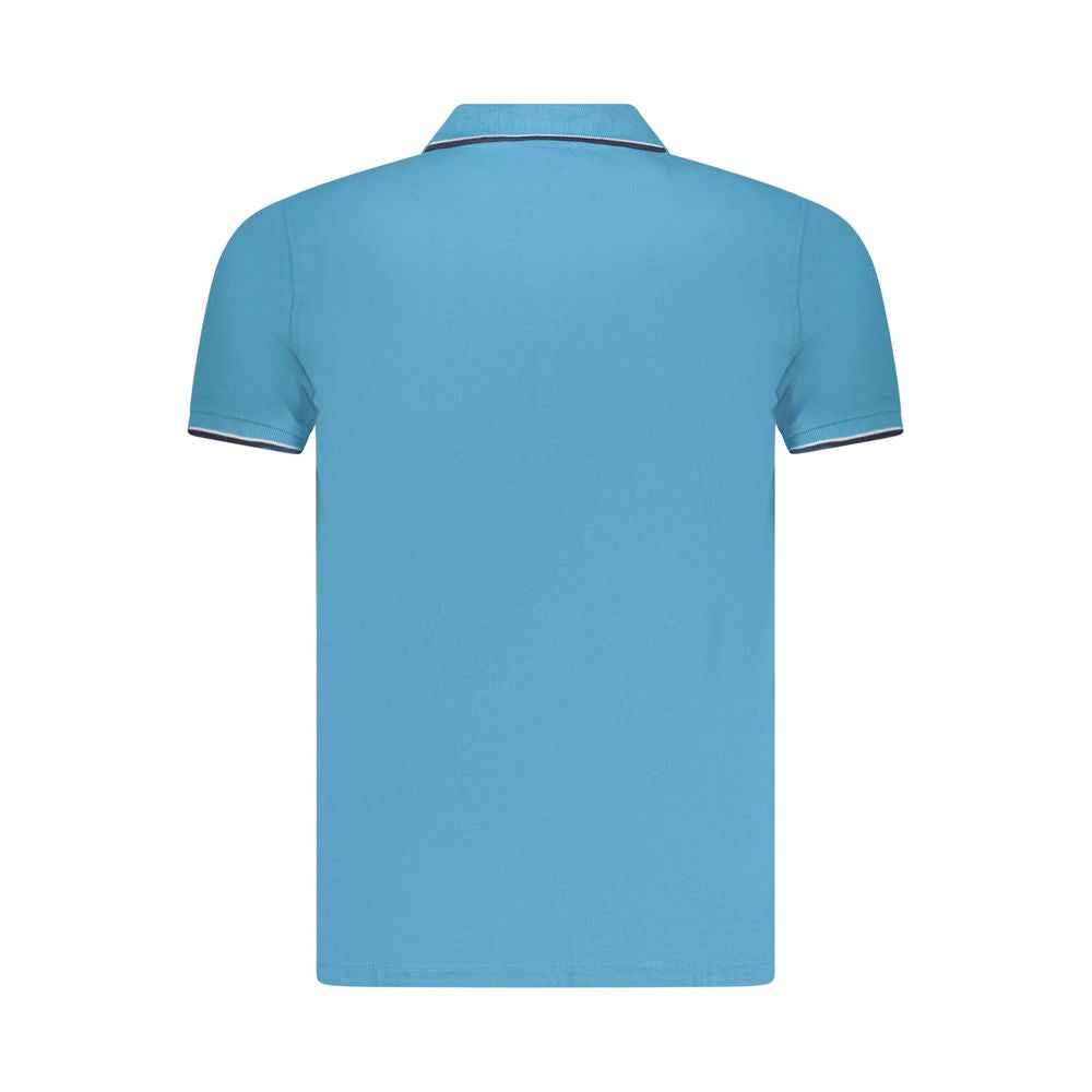 Norway 1963 Blue Cotton Men Polo Shirt