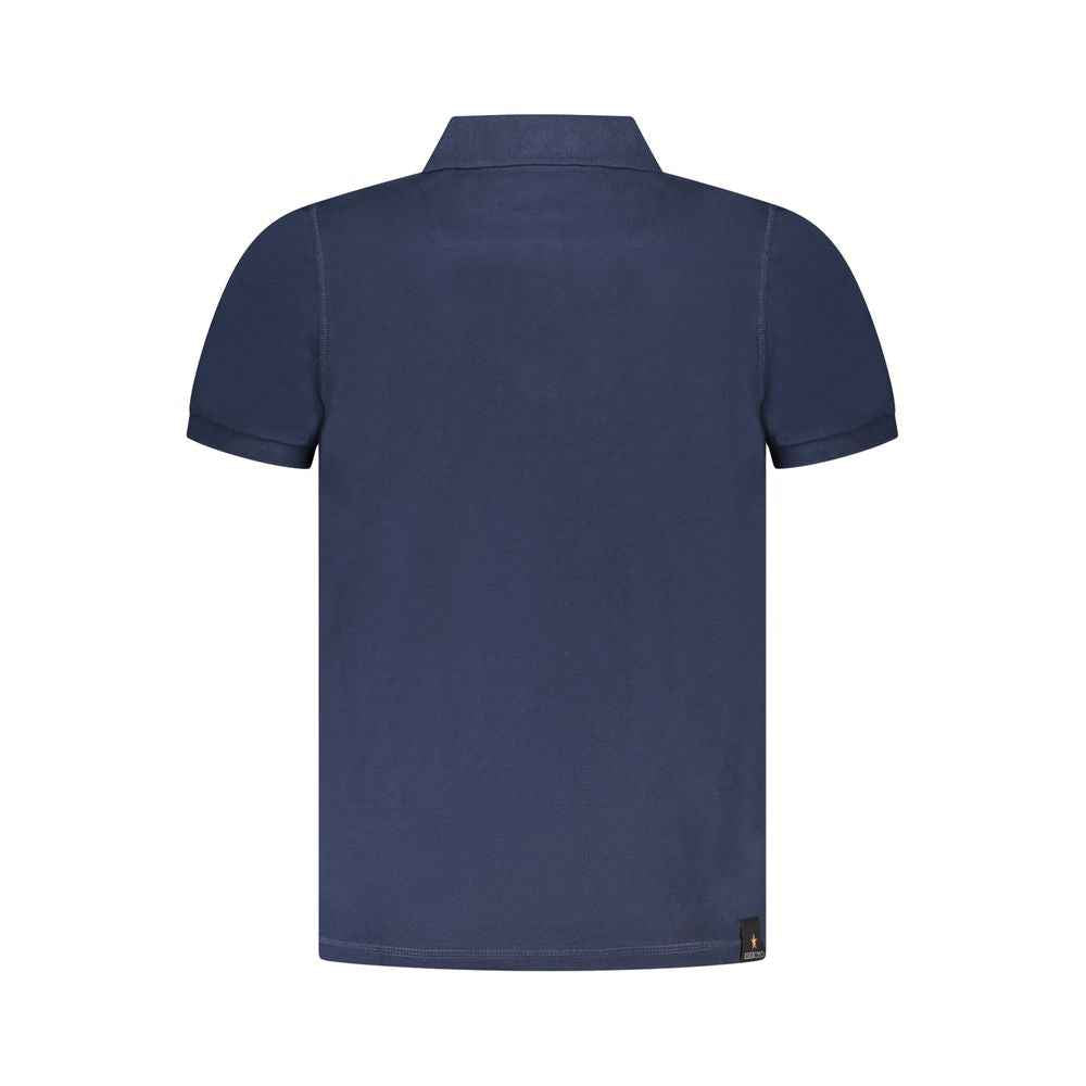 Accademia Militare Blue Cotton Polo Shirt