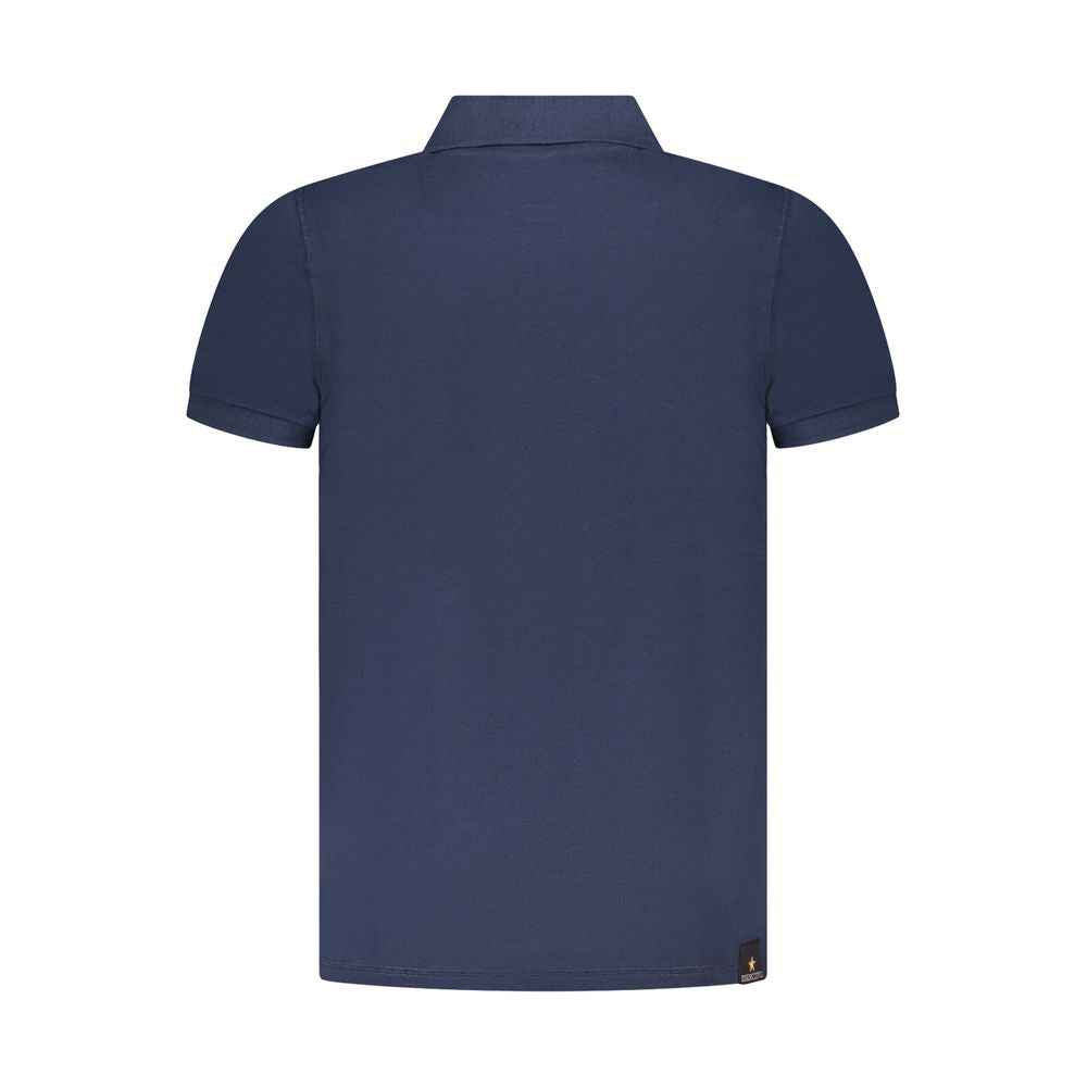 Accademia Militare Blue Cotton Polo Shirt