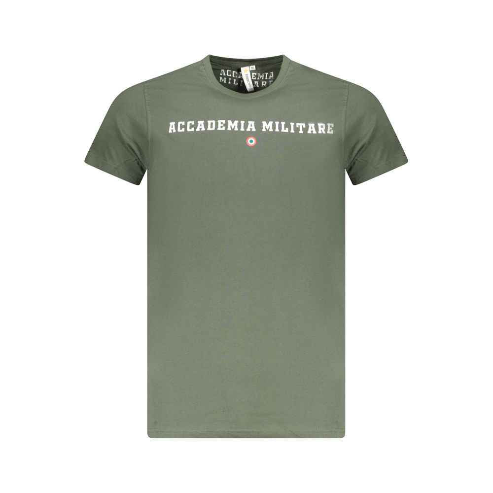 Accademia Militare Green Cotton T-Shirt
