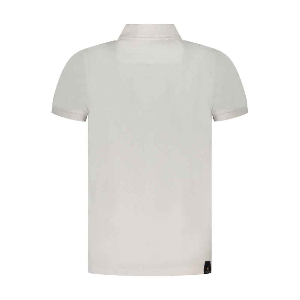 Accademia Militare White Cotton Polo Shirt