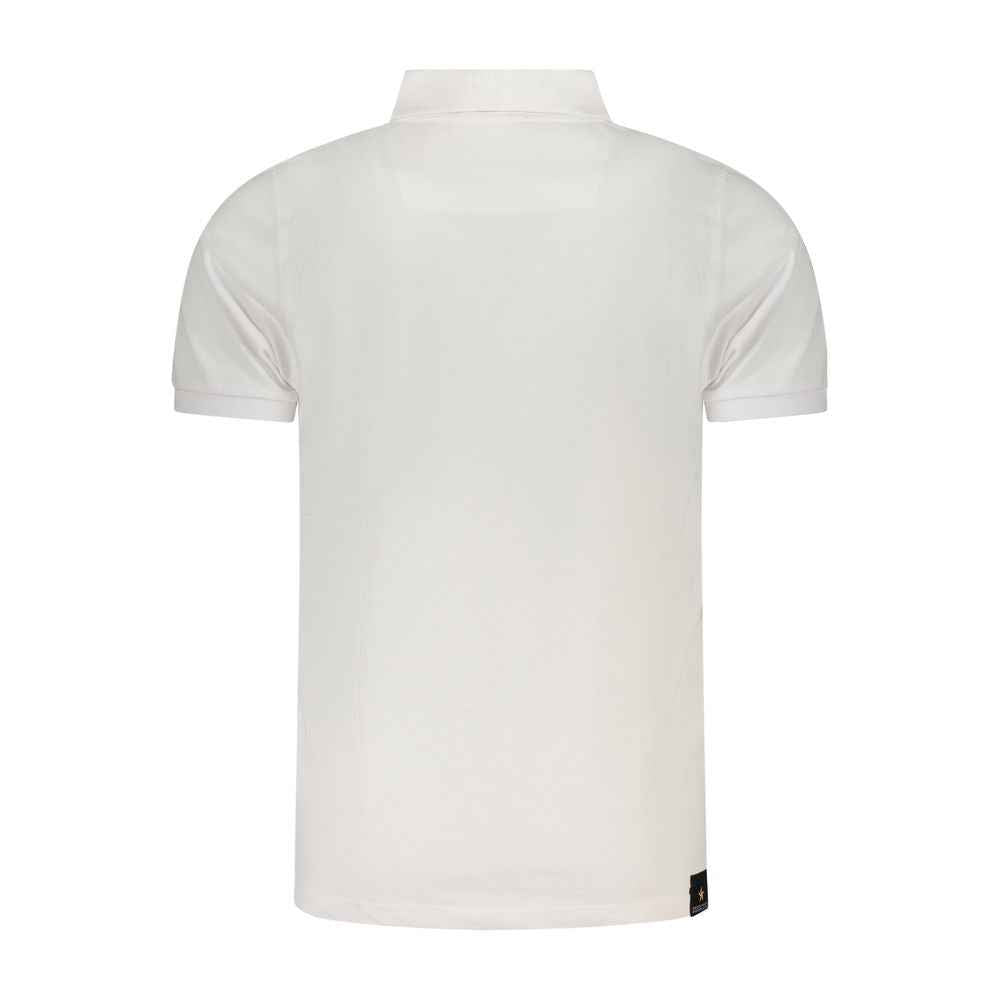 Accademia Militare White Cotton Polo Shirt