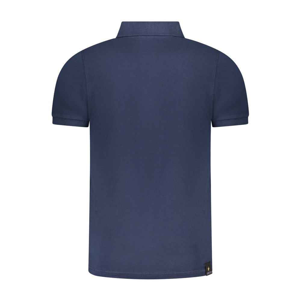 Accademia Militare Blue Cotton Polo Shirt