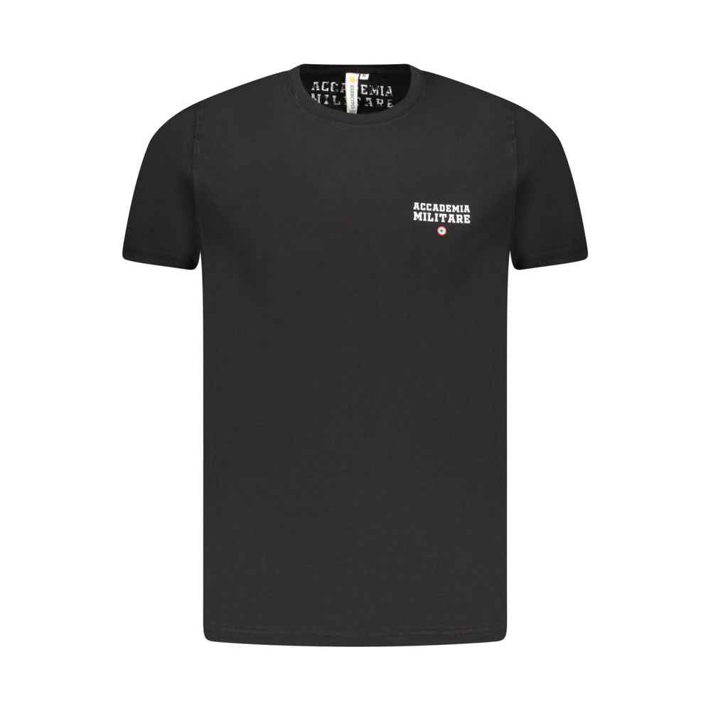 Accademia Militare Black Cotton T-Shirt