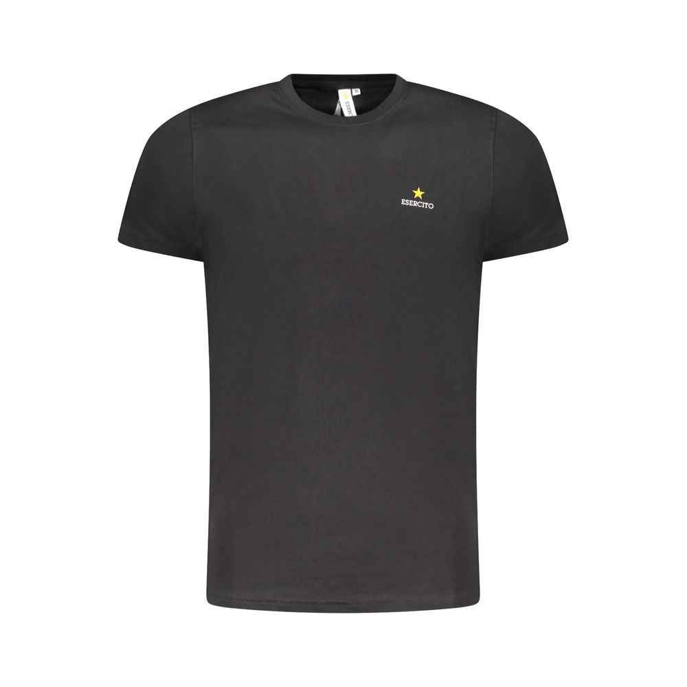Esercito 1659 Black Cotton T-Shirt