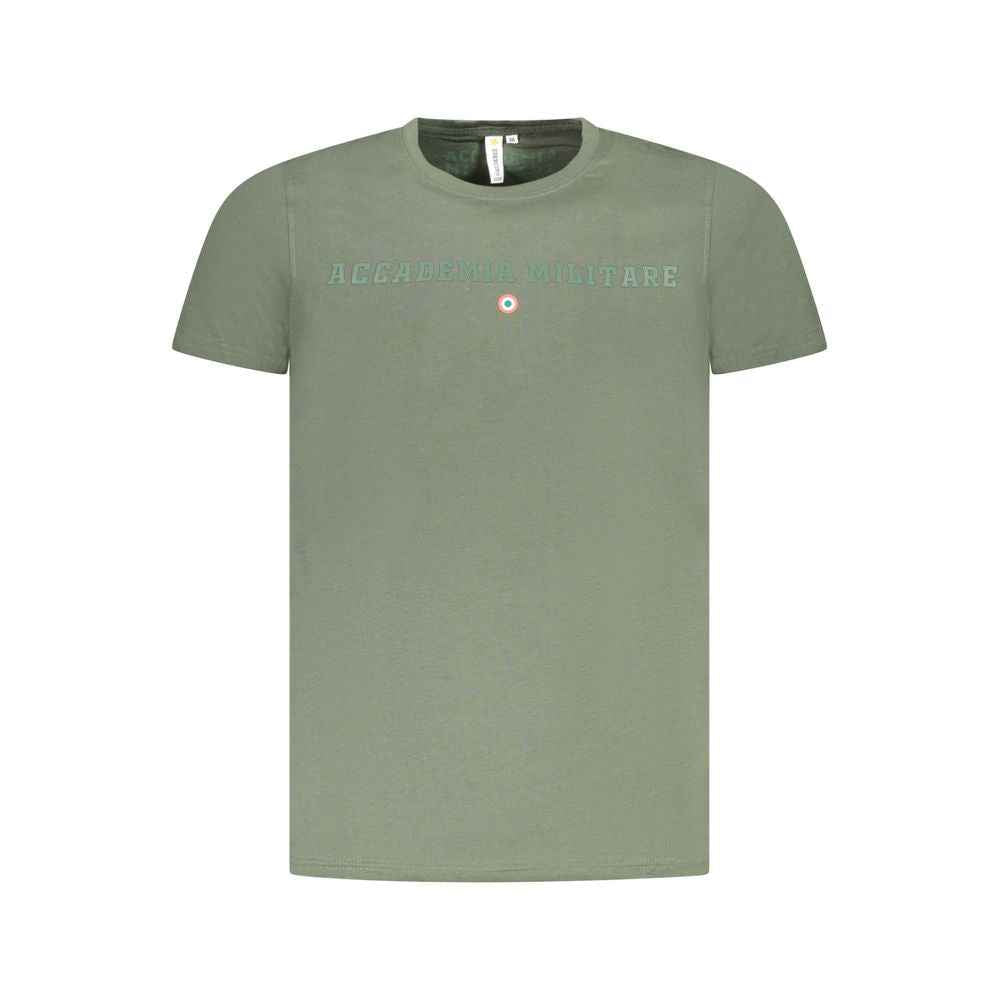 Accademia Militare Green Cotton T-Shirt