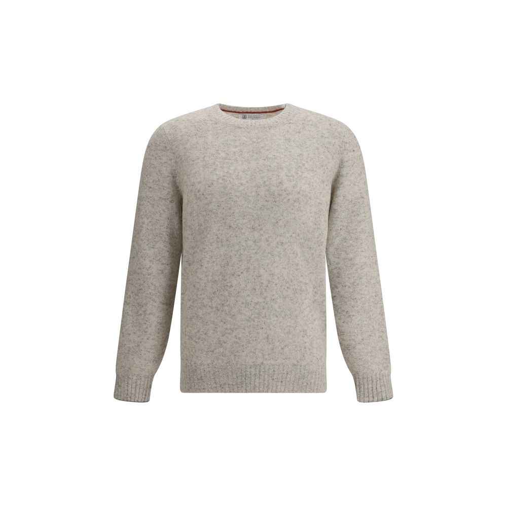 Brunello Cucinelli Gray Alpaca Vicugna Pacos Sweatshirt