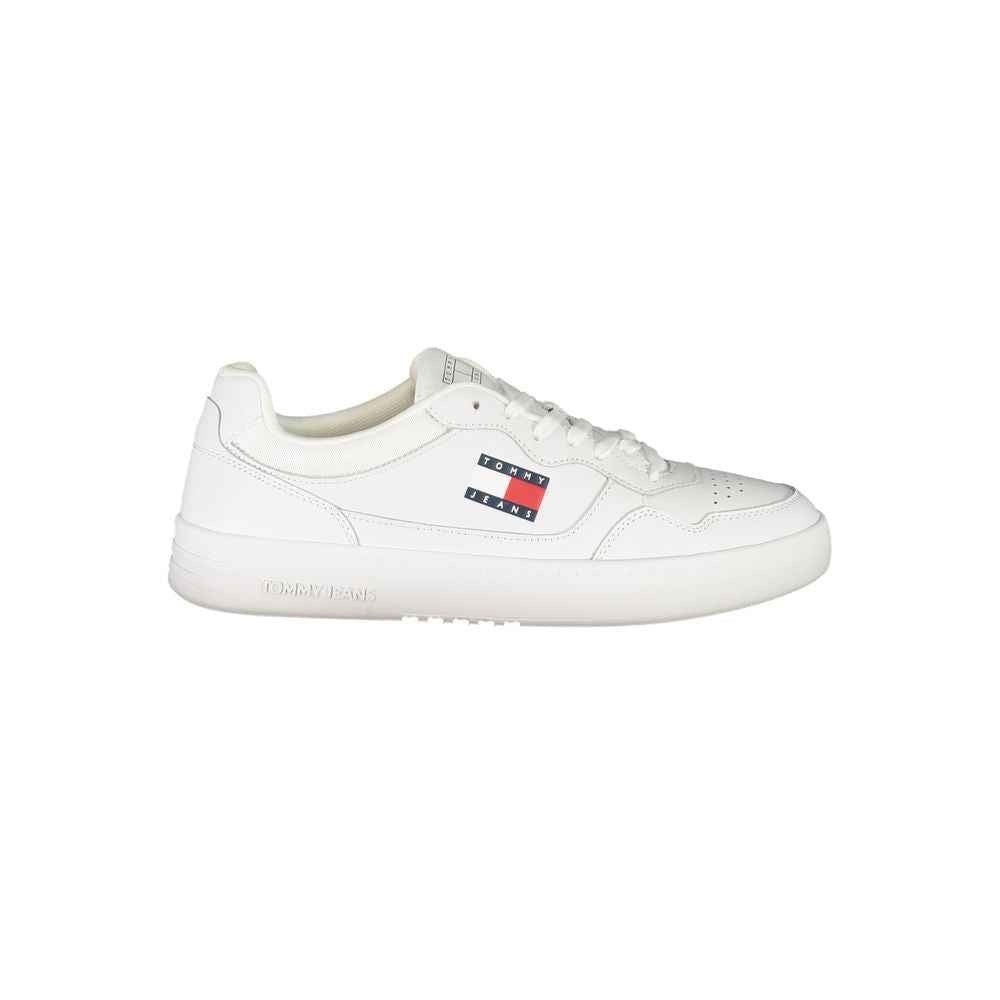 Tommy Hilfiger White Leather Mens Sneaker