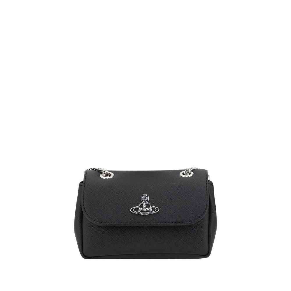 Vivienne Westwood Black Polyethylene Shoulder Bag