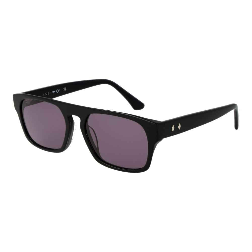 Web Black Unisex Sunglasses