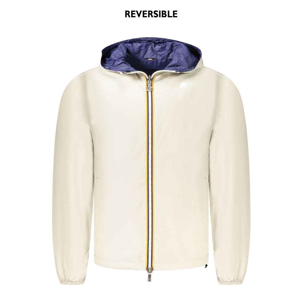 K-WAY Beige Nylon Men's Jacket