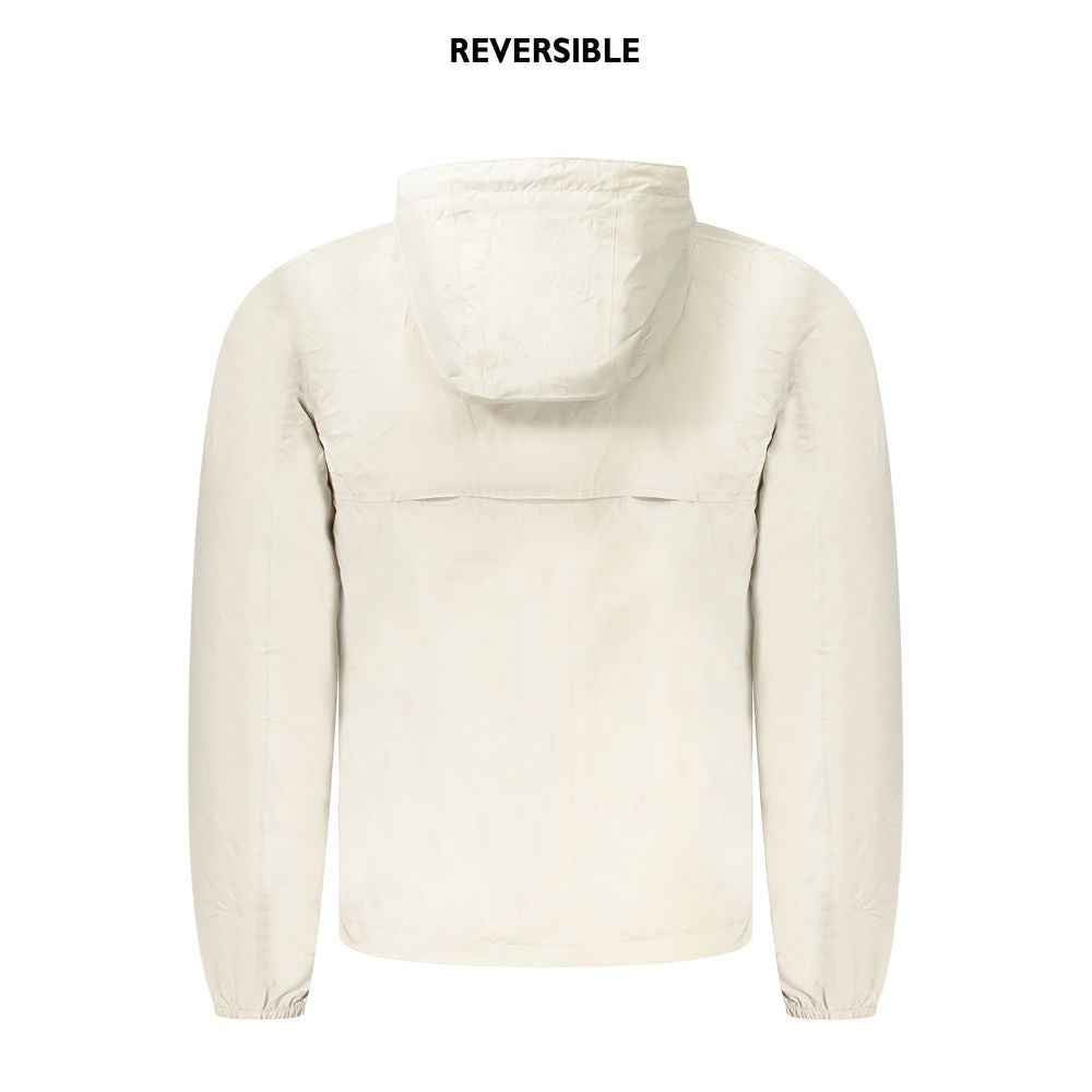 K-WAY Beige Nylon Men's Jacket