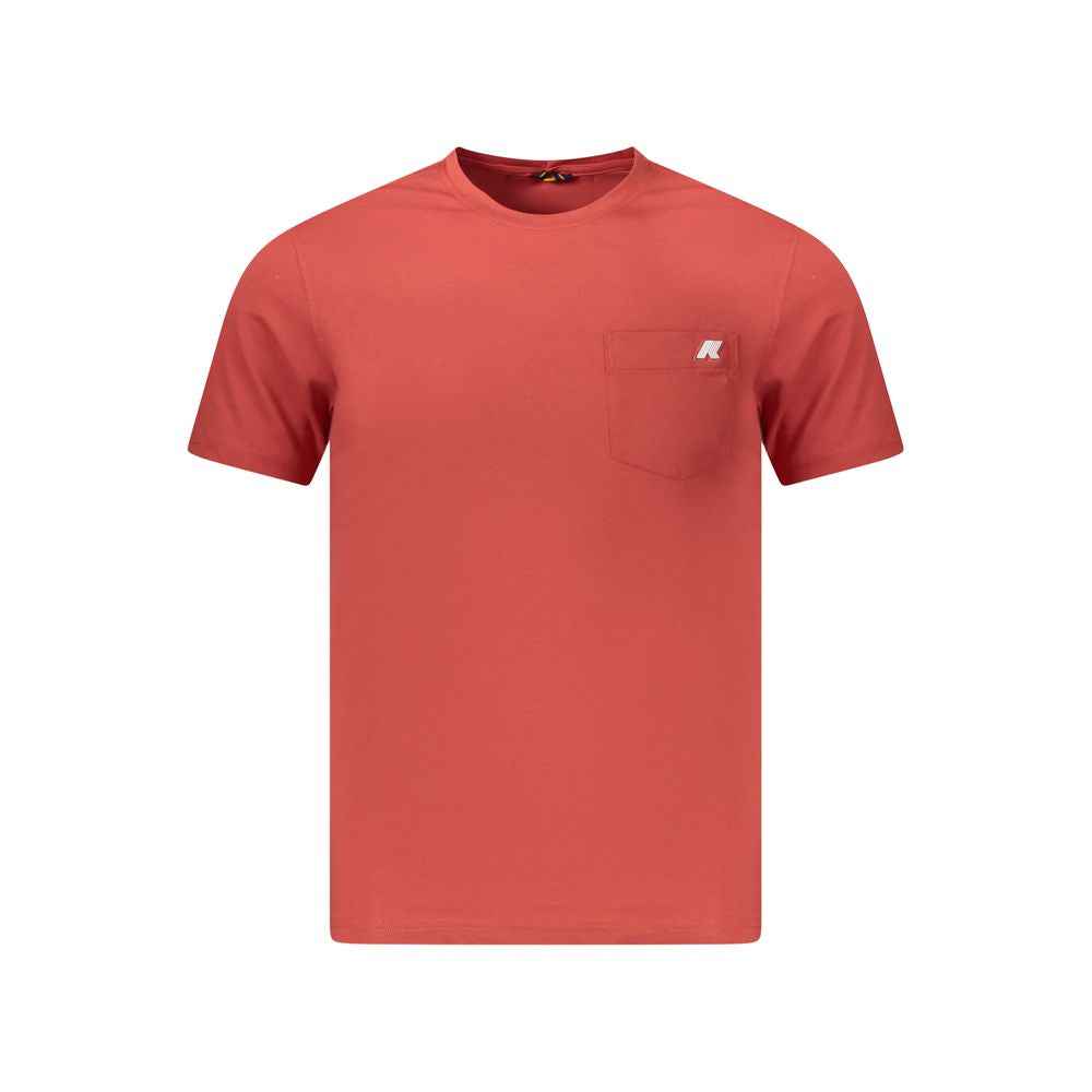 K-WAY Red Cotton Men T-Shirt
