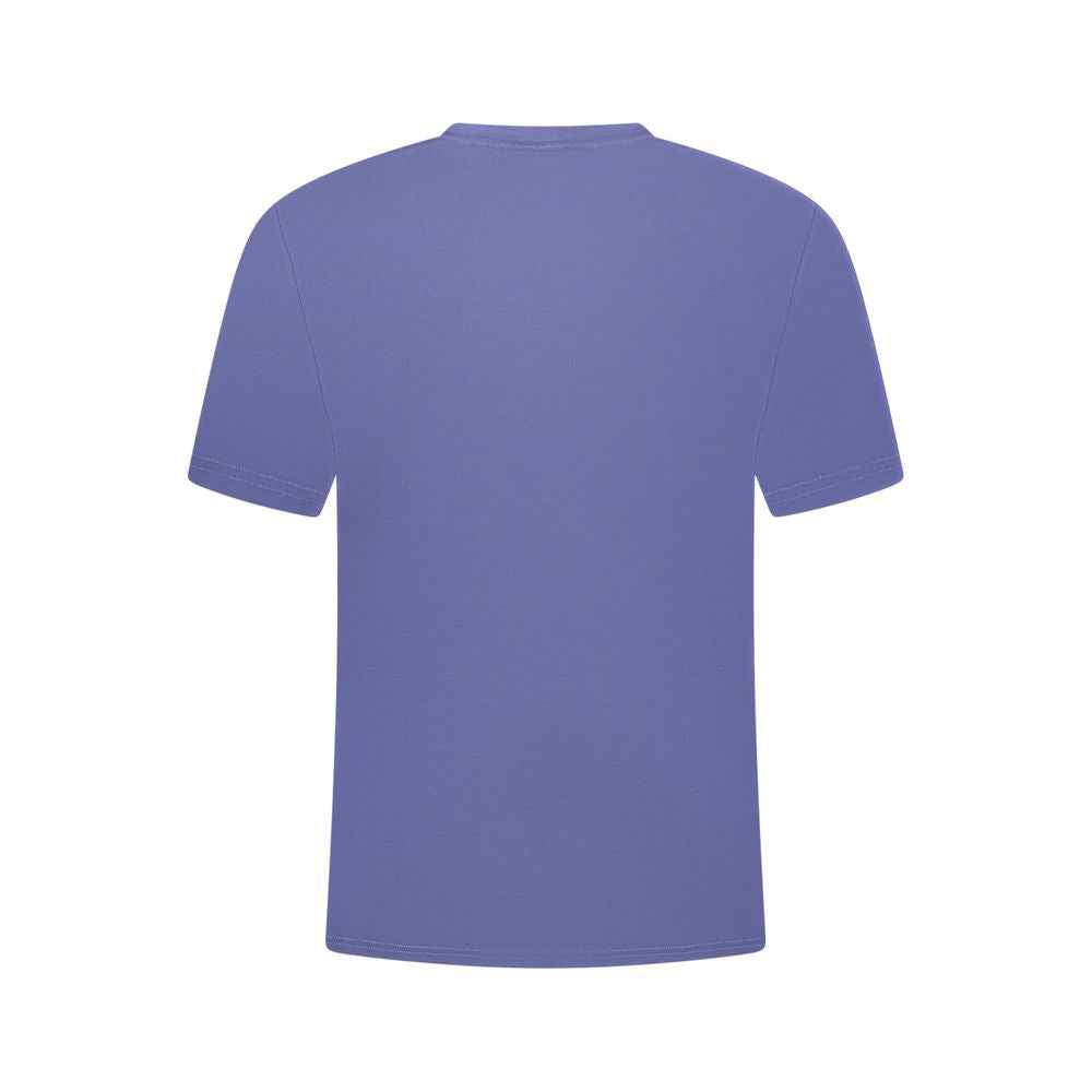 K-WAY Blue Cotton Men T-Shirt