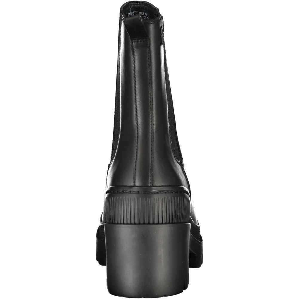 Tommy Hilfiger Black Polyester Ankle