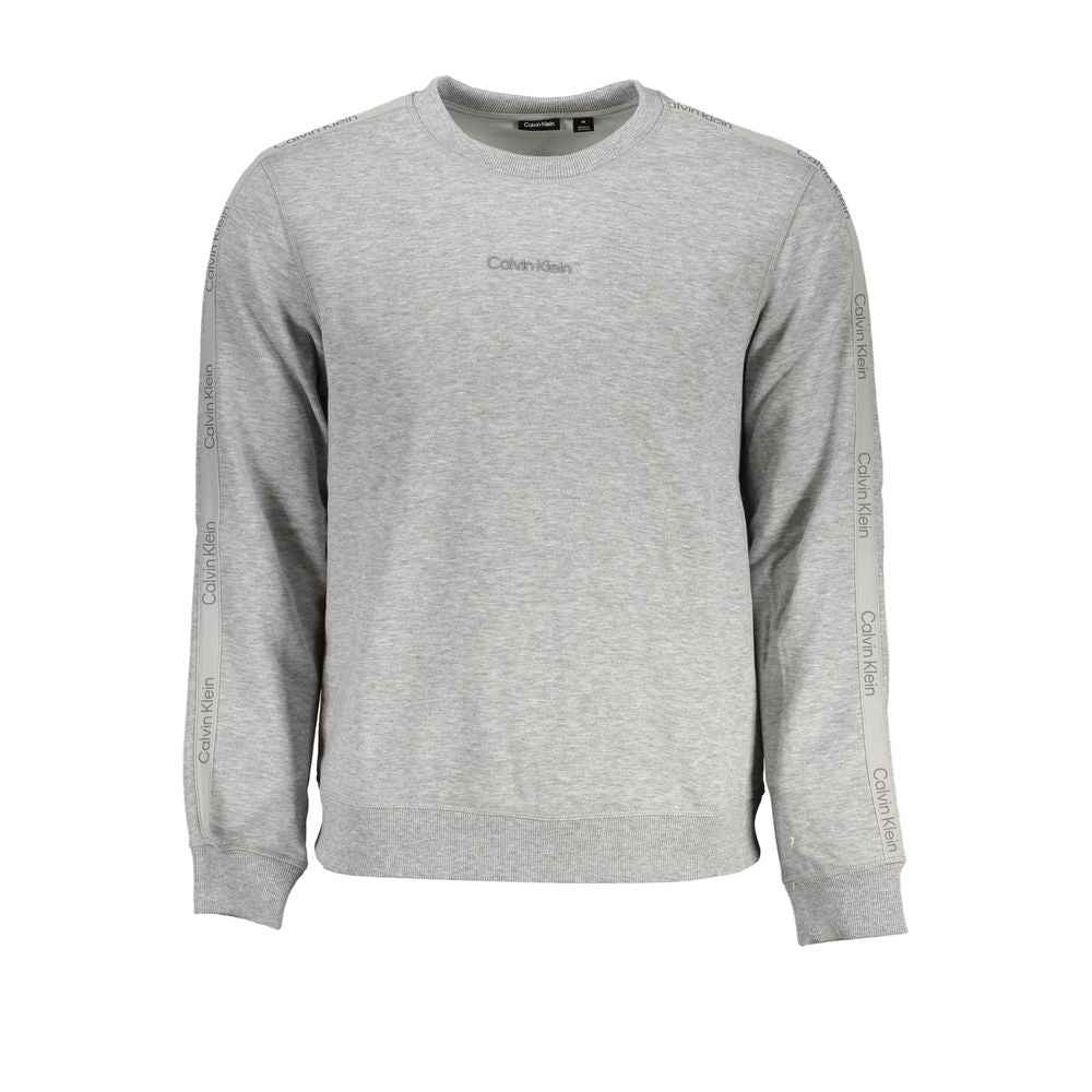 Calvin Klein Gray Polyester Men Sweater