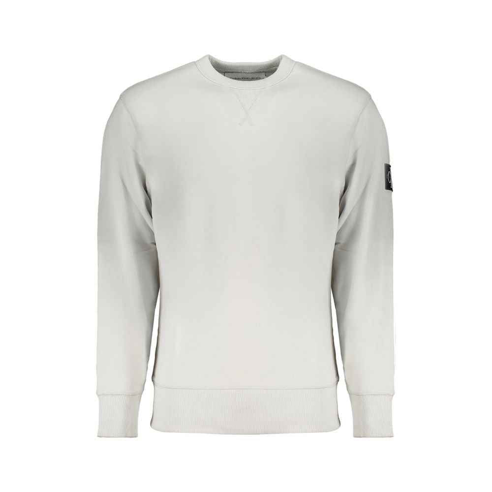 Calvin Klein Gray Cotton Men Sweater