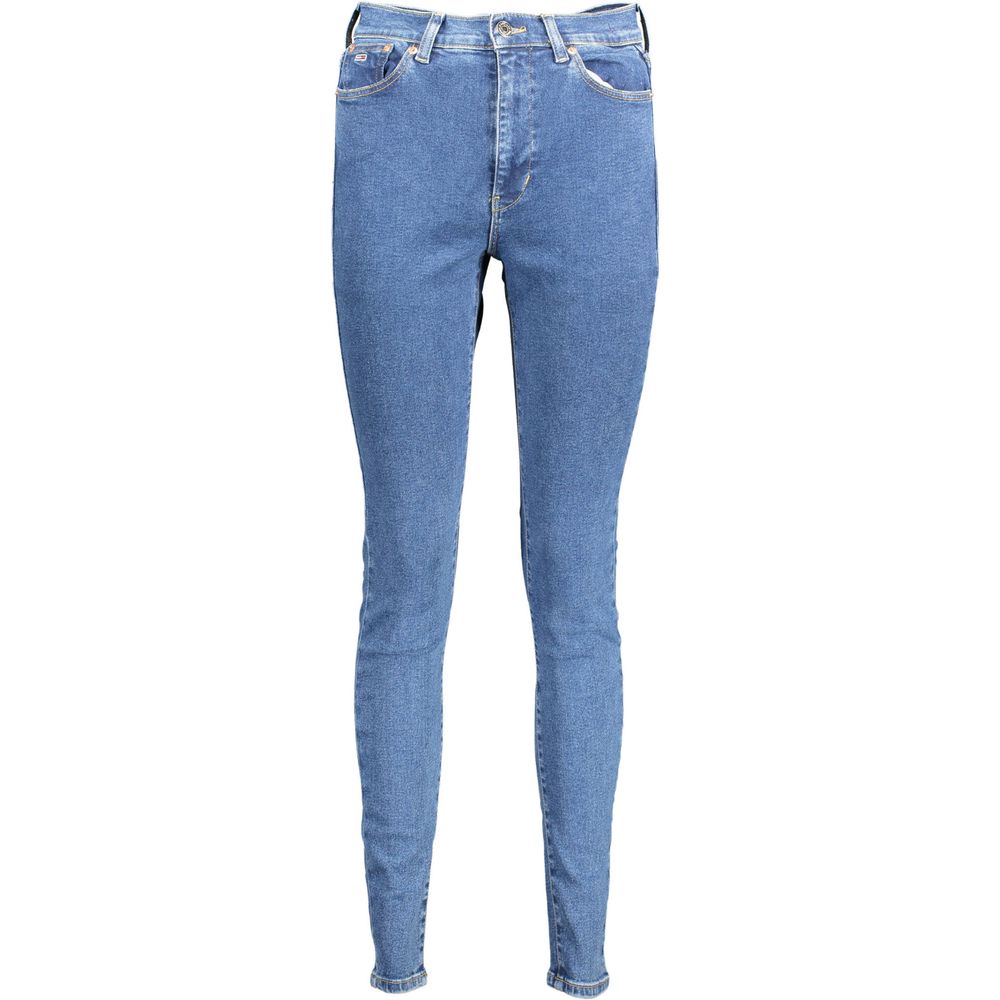 Tommy Hilfiger Blue Cotton Women Skinny Jean