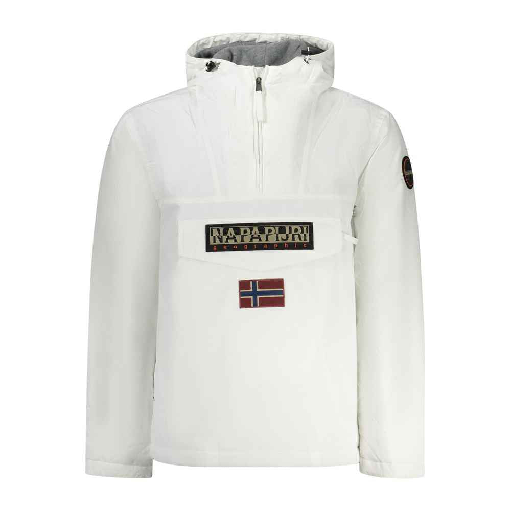 Napapijri White Polyamide Men Jacket